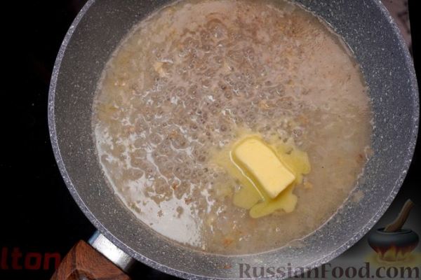Гречаники в сметанном соусе (в духовке)